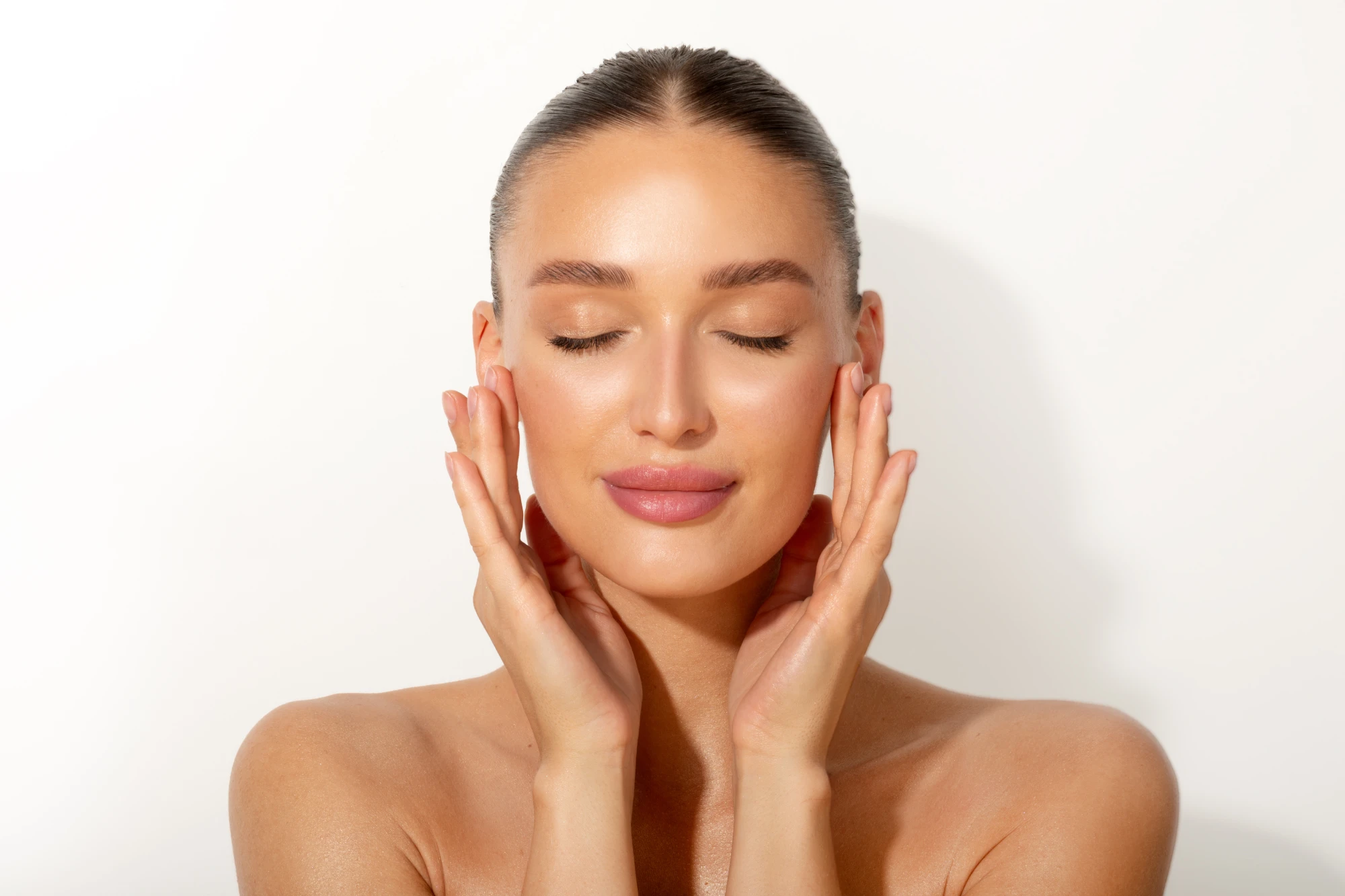A woman relaxes during Hyperpigmentation Treatment